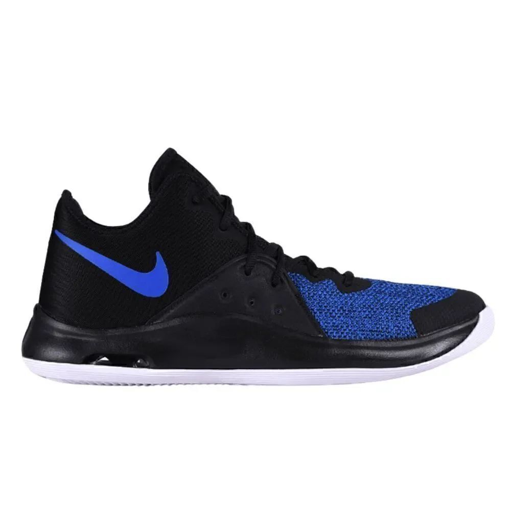 EUC Nike Air Versitile Iii Black/Game Blue Mens Athletic Sneaker Shoes